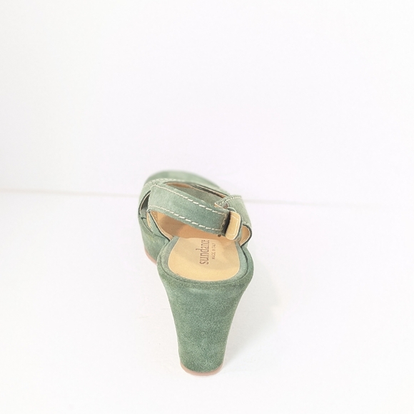 NWOT Sundance suede wedge sandals - Picture 5 of 16